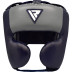 Боксерський шолом RDX Leather Pro Blue M
