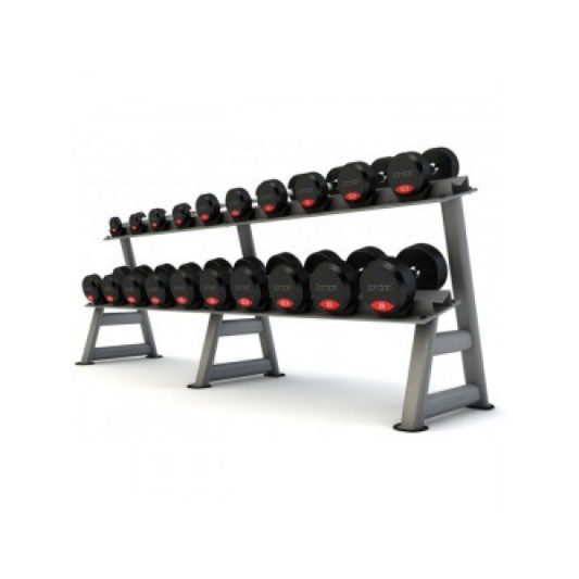 Стойка гантельная 2-х ярусная Generation Fitness DR-08 на 10 пар