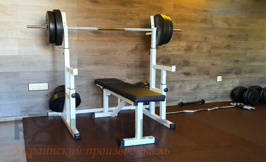 Разборная штанга с пластиковым покрытием на 50 кг