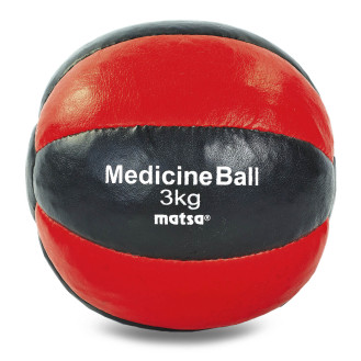 Мяч медбол MATSA Medicine Ball ME-0241-3 3 кг красный-черный