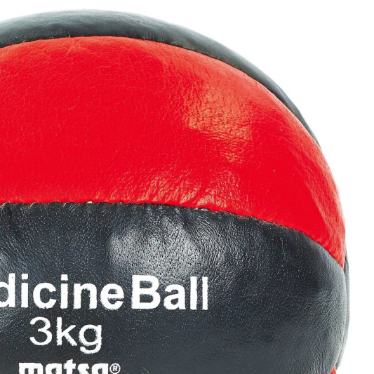 М'яч медбол MATSA Medicine Ball ME-0241-3 3 кг червоний-чорний