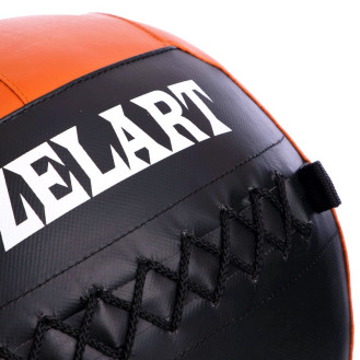М'яч набивний для крофіту Wall Ball FI-5168-3 3 кг чорний-оранжевий