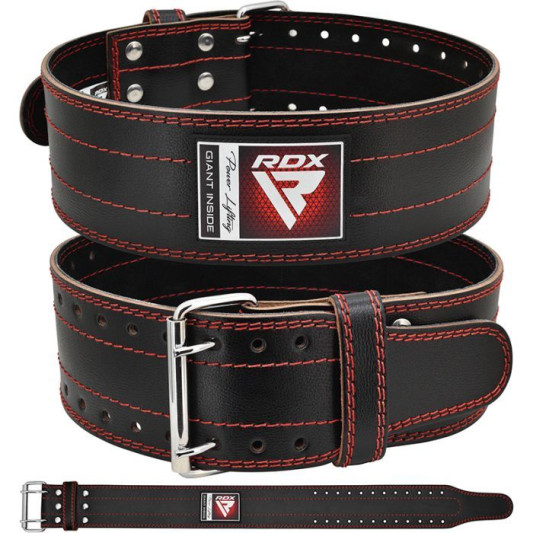 Пояс для тяжелой атлетики RDX Leather Black M