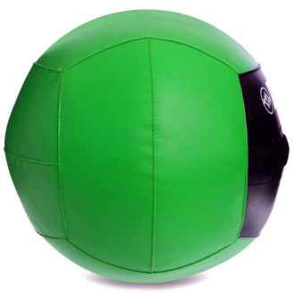 М'яч набивний для крофіту Wall Ball FI-5168-4 4 кг чорний-зелений
