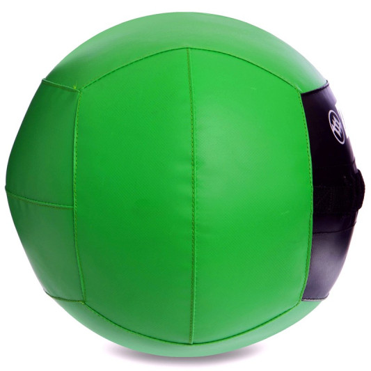 М'яч набивний для крофіту Wall Ball FI-5168-4 4 кг чорний-зелений