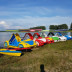 Катамаран в виде авто (машинки) Lake Walk s3 + Горка