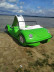 Катамаран в виде авто (машинки) Lake Walk s3 + Горка