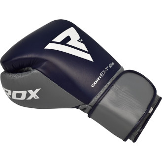 Боксерські рукавиці RDX Leather Pro C4 Blue 12 ун