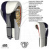 Боксерські рукавиці RDX Leather Pro C4 Blue 12 ун