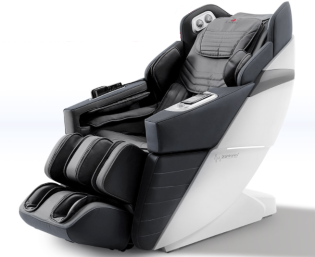 Масажне крісло AlphaSonic III White Black