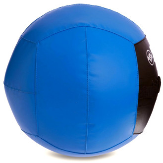 Набивний м'яч для кросфіту волбол Wall Ball FI-5168-5 5 кг чорний-синій