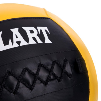 М'яч для кросфіту та тренувань волбол Wall Ball FI-5168-6 6 кг чорний-жовтий