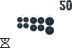 Набор блинов 50 кг (4x2.5, 4x5, 2x10) на гриф 25, 30, 50 мм