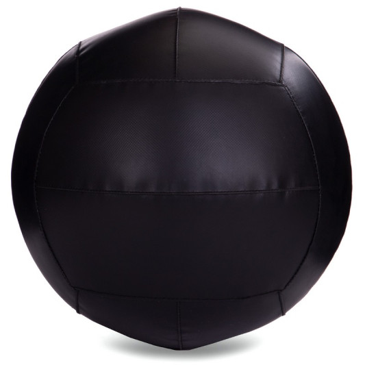 Мяч набивной для кросфита Wall Ball FI-5168-7 7 кг черный-оранжевый