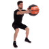 Мяч набивной для кросфита Wall Ball FI-5168-7 7 кг черный-оранжевый