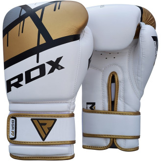 Боксерские перчатки RDX Rex Leather Gold 8 ун