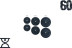 Набор блинов 60 кг (2x5, 2x10, 2x15) на гриф 25, 30, 50 мм