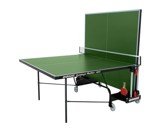Всепогодний тенісний стіл Donic Outdoor Roller 400 зелений