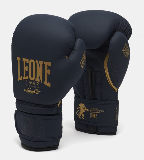 Боксерські рукавиці Leone Mono Blue 12 ун