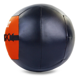 М'яч для кросфіту Wall Ball FI-5168-9 9 кг чорний-червоний