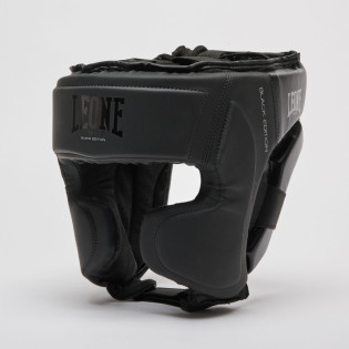 Боксерський шолом Leone Mono Black L