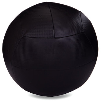 М'яч набивний для кросфіту Wall Ball FI-5168-10 10 кг чорний-синій