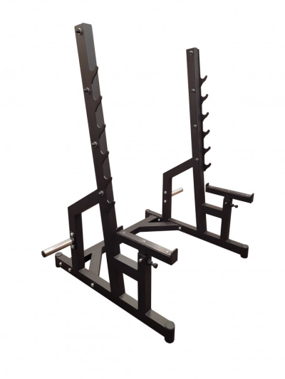 Скамья PE208 + Стойки под штангу Black Rock + Металлическая штанга RN-Sport Quatro 105 кг