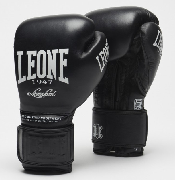 Боксерські рукавиці Leone Greatest Black 12 ун