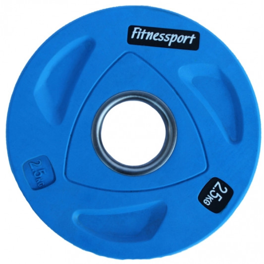 Диск олимпийский для штанги 1.25-25 кг Fitnessport RCP20