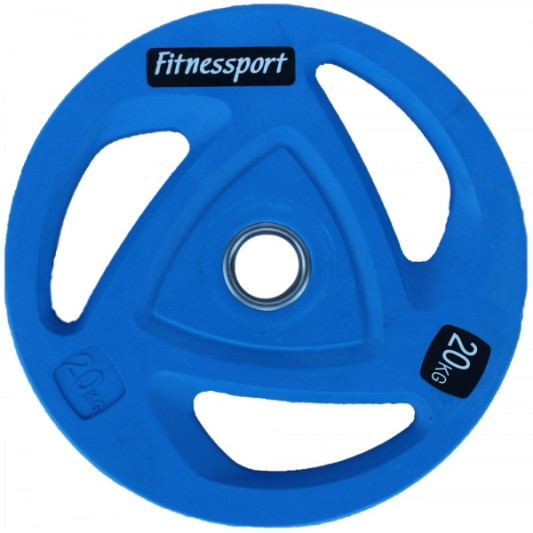 Диск олимпийский для штанги 1.25-25 кг Fitnessport RCP20