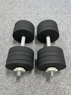 Гантели разборные стальные Rn-Sport 2 шт по 32 кг окрашенные