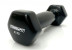 Гантель для фитнеса 0.5 кг EasyFit с виниловым покрытием черный