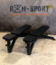 Скамья PE208 + Стойки Black Rock + 4 грифа + Набор металлических обрезиненных дисков 120 кг