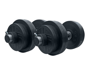 Гантели обрезиненные олимпийские RN-Sport 2 шт по 36 кг