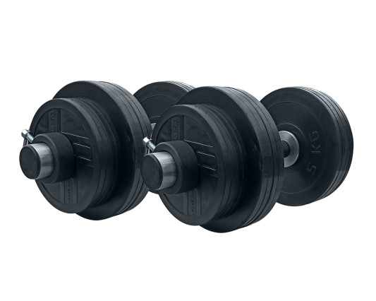 Гантели обрезиненные олимпийские RN-Sport 2 шт по 36 кг