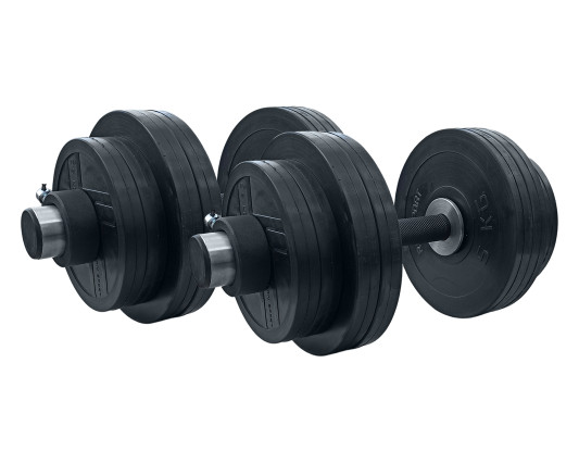 Гантели обрезиненные олимпийские RN-Sport 2 шт по 36 кг