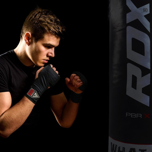 Боксерский мешок RDX Leather Black 1.4 м 45-55 кг