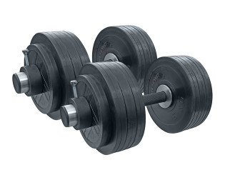 Гантели обрезиненные олимпийские RN-Sport 2 шт по 41 кг