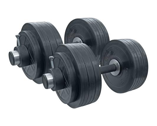 Гантели обрезиненные олимпийские RN-Sport 2 шт по 41 кг