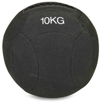 М'яч для кросфіту волбол Wall Ball FI-7224-10 10 кг чорний
