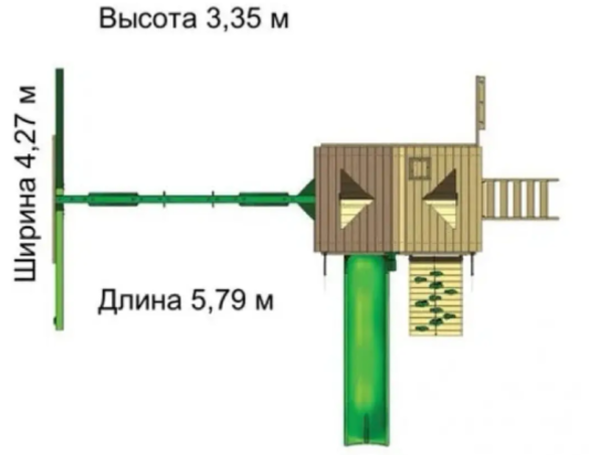 Детская игровая площадка Люкс-6 E6