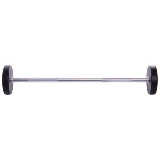 Штанга фиксированная прямая полиуретановая Urethane Barbell Zelart TA-2689-20 20кг