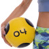 Мяч-медбол для кроссфита и тренировок Medicine Ball FI-2620-4 4 кг желтый-черный