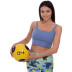 Мяч-медбол для кроссфита и тренировок Medicine Ball FI-2620-4 4 кг желтый-черный