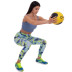 Мяч-медбол для кроссфита и тренировок Medicine Ball FI-2620-4 4 кг желтый-черный
