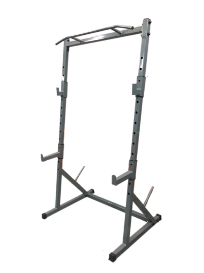 Стойка силовая с турником + Скамья для жима Powertec GREY