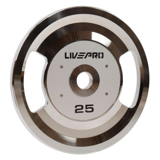 Блини диски сталеві 2 Handle металева втулка LiveUp LP8338-25 ø51мм 25кг сірий