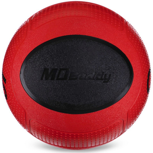 Мяч медицинский для кроссфита FI-2620-5 5 кг красный-черный
