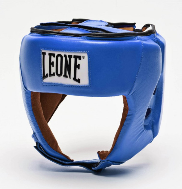 Боксерский шлем для соревнований Leone Contest Blue S