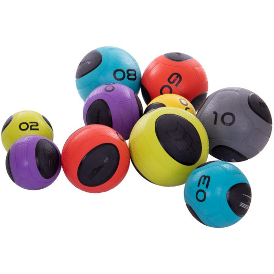 М'яч-медбол для ефективних тренувань Medicine Ball FI-2620-6 6 кг фіолетовий-чорний